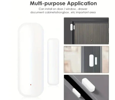 Tuya WiFi Door Sensor with Alexa and PIR Alarm