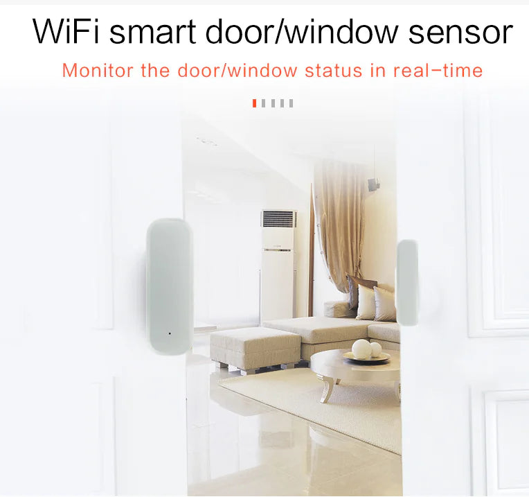 Tuya WiFi Door Sensor with Alexa and PIR Alarm
