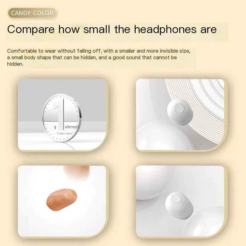 Mini Pro4SS Invisible True Wireless Bluetooth Earbuds